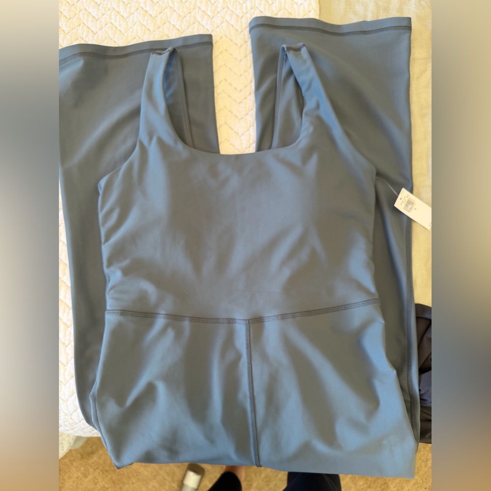 Old Navy Gray Sleeveless Activewear Jumpsuit